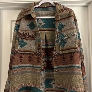 Southwestern Patterned Jacket